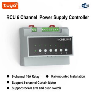 【PUBLICITY】Smart Life 110V-240V Wifi Power Remote Control Device 6 Way Relay Switching Module 16A Smart Switch Module